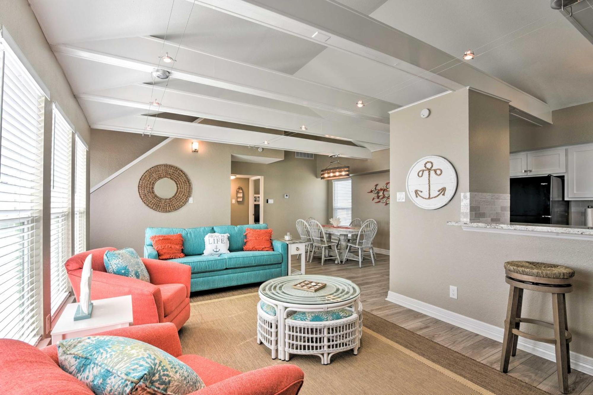 Beachfront Galveston Oasis Balconies, Ocean View! Ngoại thất bức ảnh