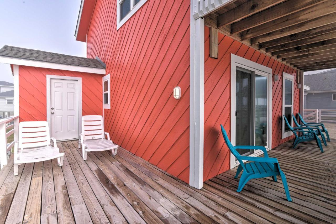 Beachfront Galveston Oasis Balconies, Ocean View! Ngoại thất bức ảnh
